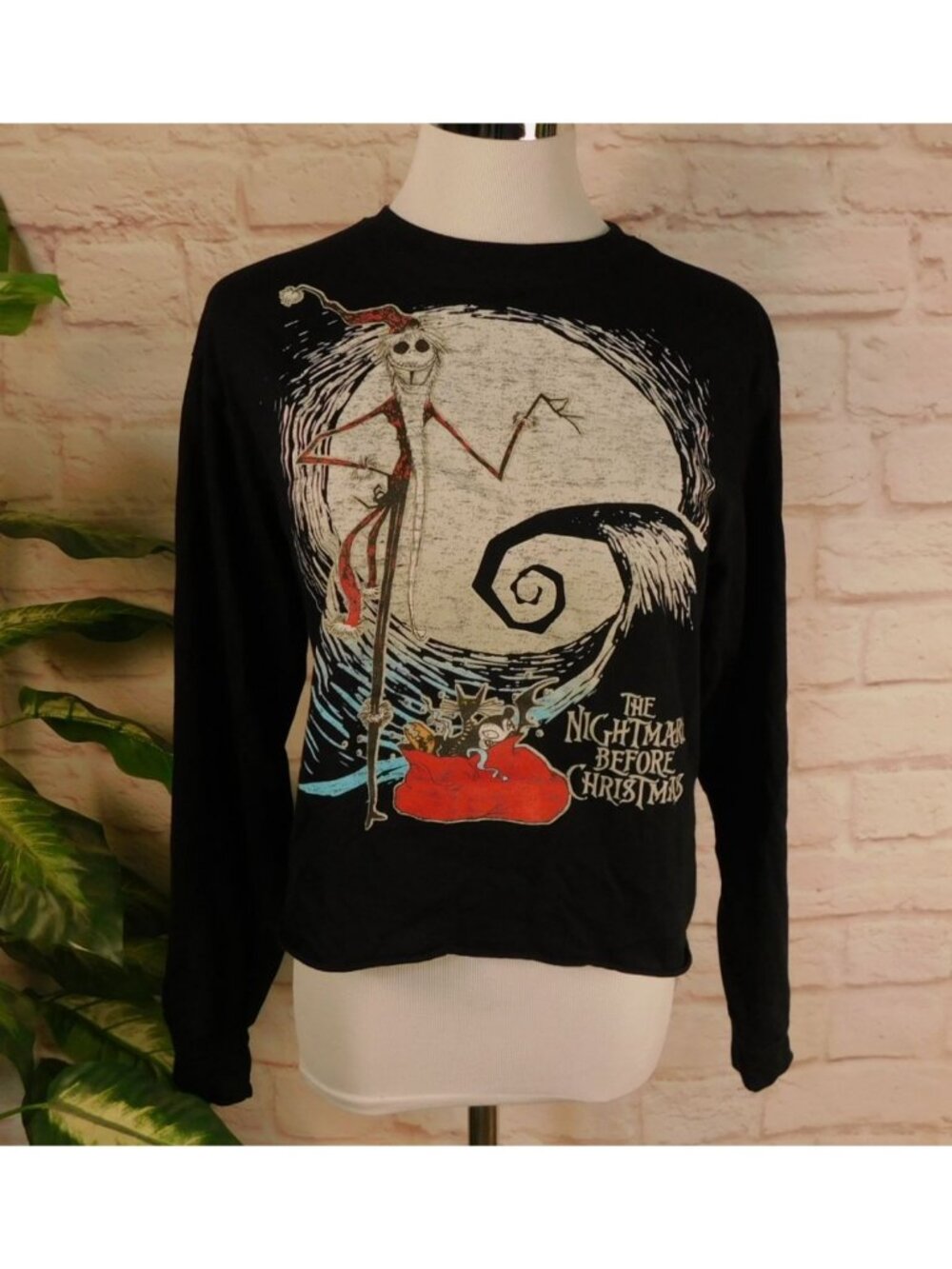 Disney The Nightmare Before Christmas Jack Skellington Small Long Sleeve Graphic